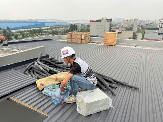 Thi công Heat Pump TRT 3HP tại Đình Trám Bắc Giang