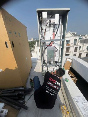 lắp đặt máy nước nóng bơm nhiệt Daikin 370L 